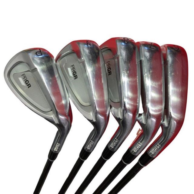 中古】 プロギア PRGR 02 5S アイアンセット IR Diamana FOR PRGR(2020