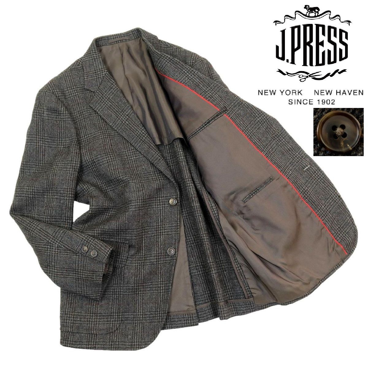 B3618】【新品同様】J.PRESS ジェイプレス テーラードジャケット