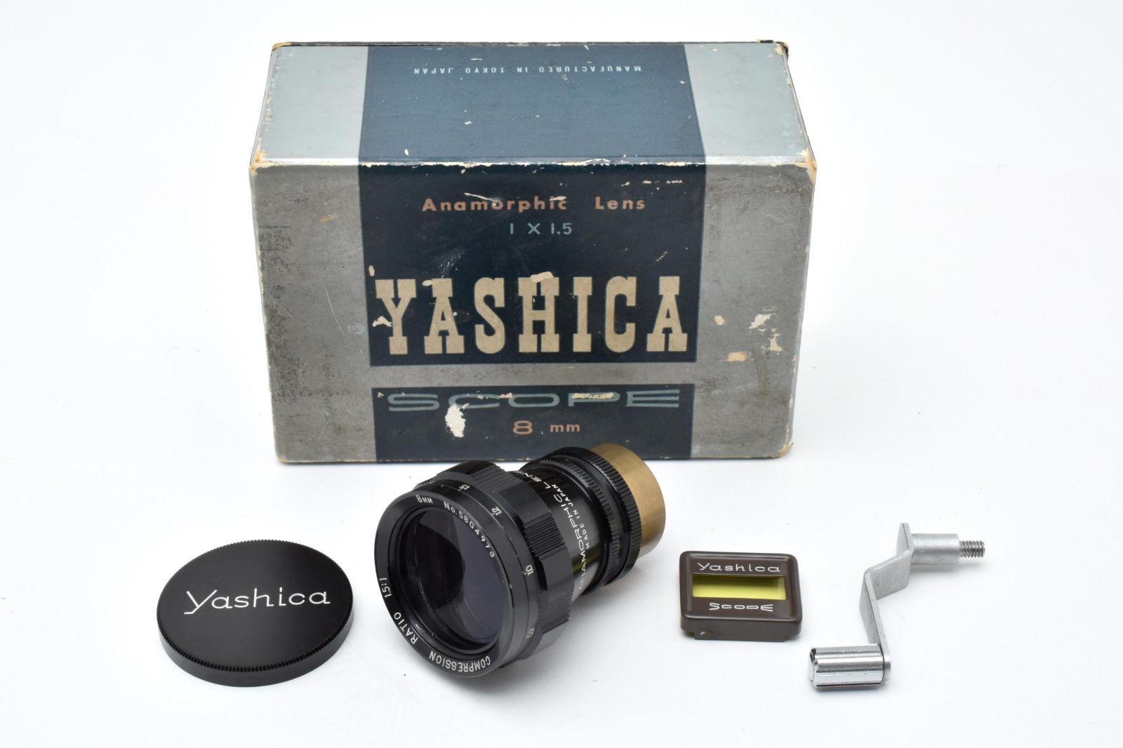 Yashica Scope アナモフィックレンズ 1.5× 8mm 映画撮影用 箱付き