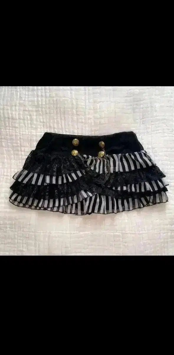 ストライプ ゴールド キュロット スカート 姉ギャル ゴスパンク トラルララ マズ セーラー マリン