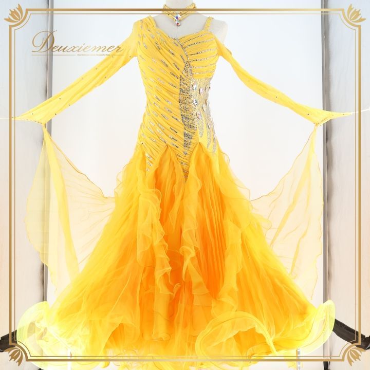 社交ダンス 衣装 スタンダードドレス ワンピース ドレス スタンダード