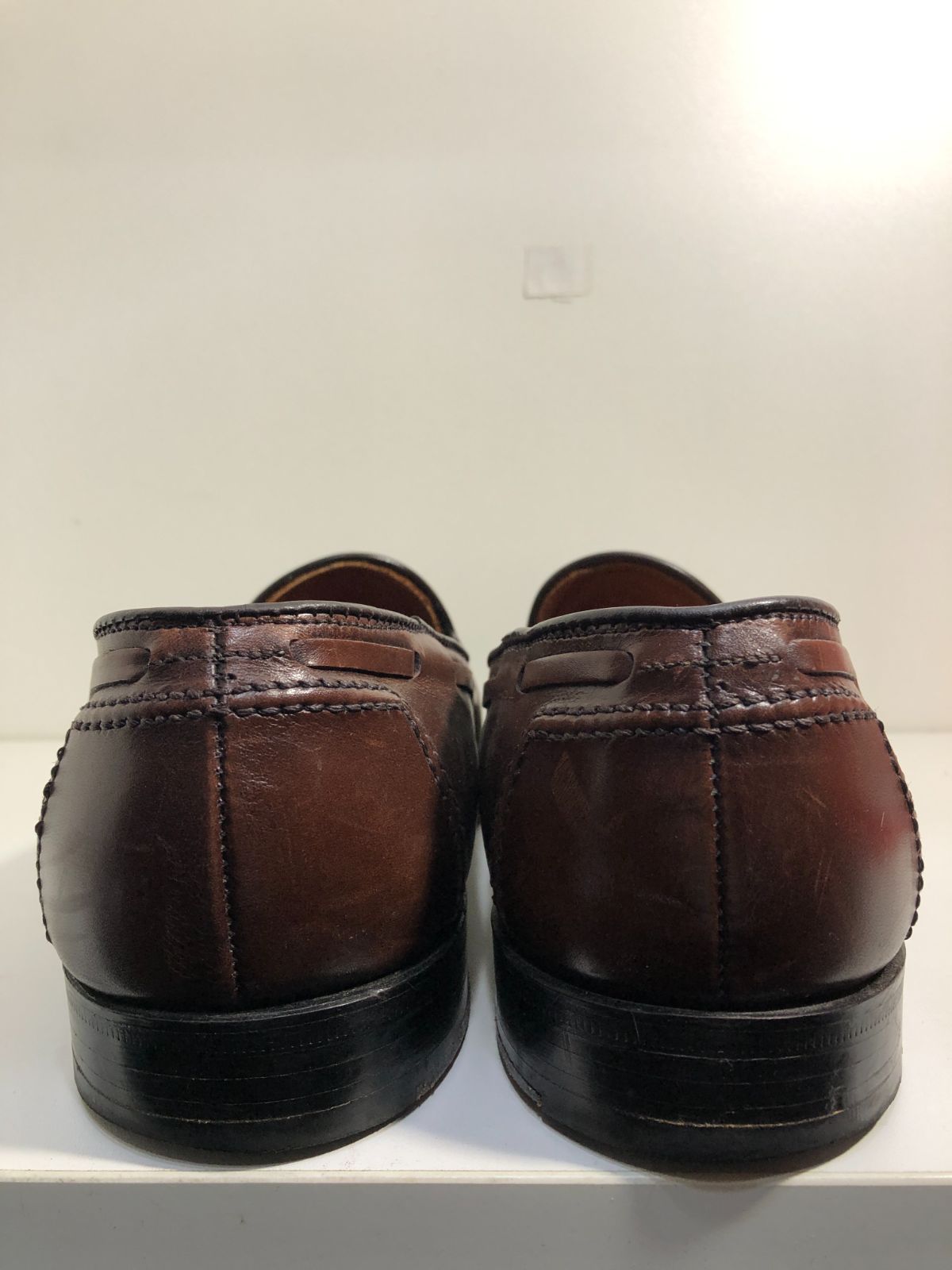 510120 Brooks Brothers Alden タッセル レザー ローファー 9 1/2D