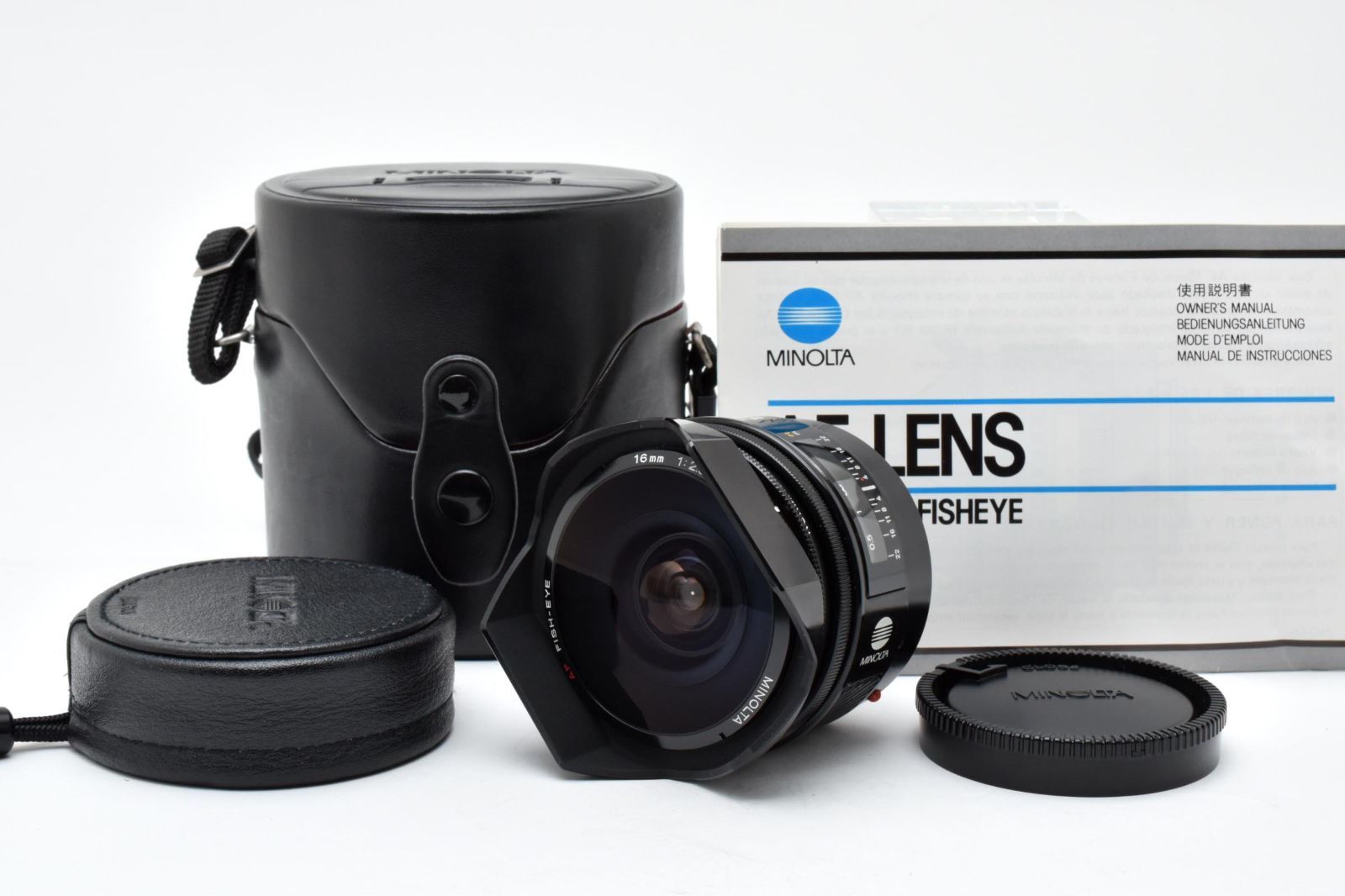 MINOLTA AF 16 mm F 2 8 フィッシュアイ 魚眼レンズ SONY α ミノルタAマウント用 ケース 取説付き