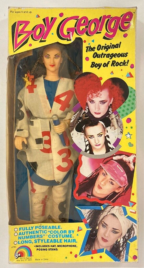 LJN FULLY POSEABLE BOY GEORGE