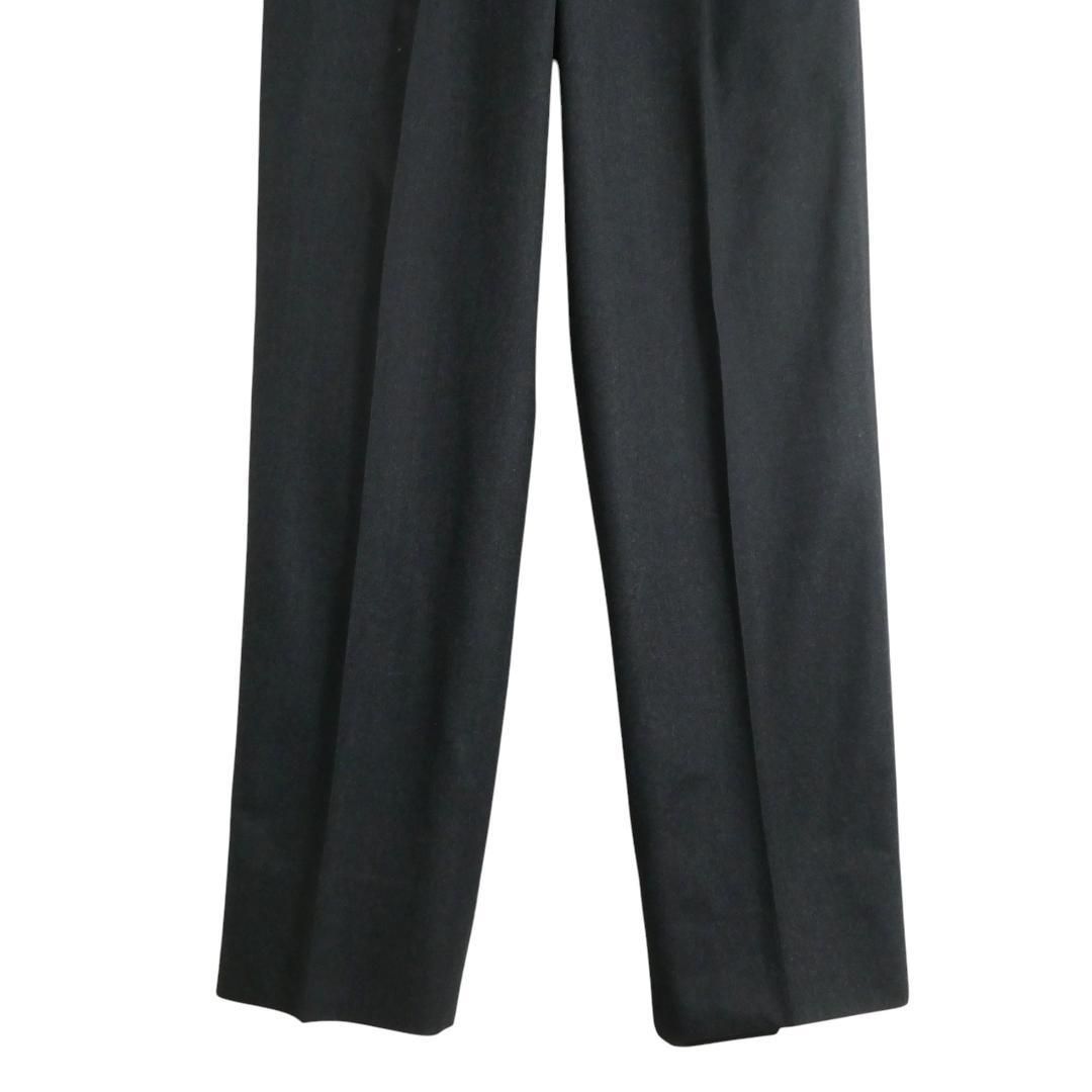 ◇美品 HERMES メンズ ブラック ウールパンツ スラックス エルメス HERMES スラックスパンツ パンツ ウール ブラック メンズ