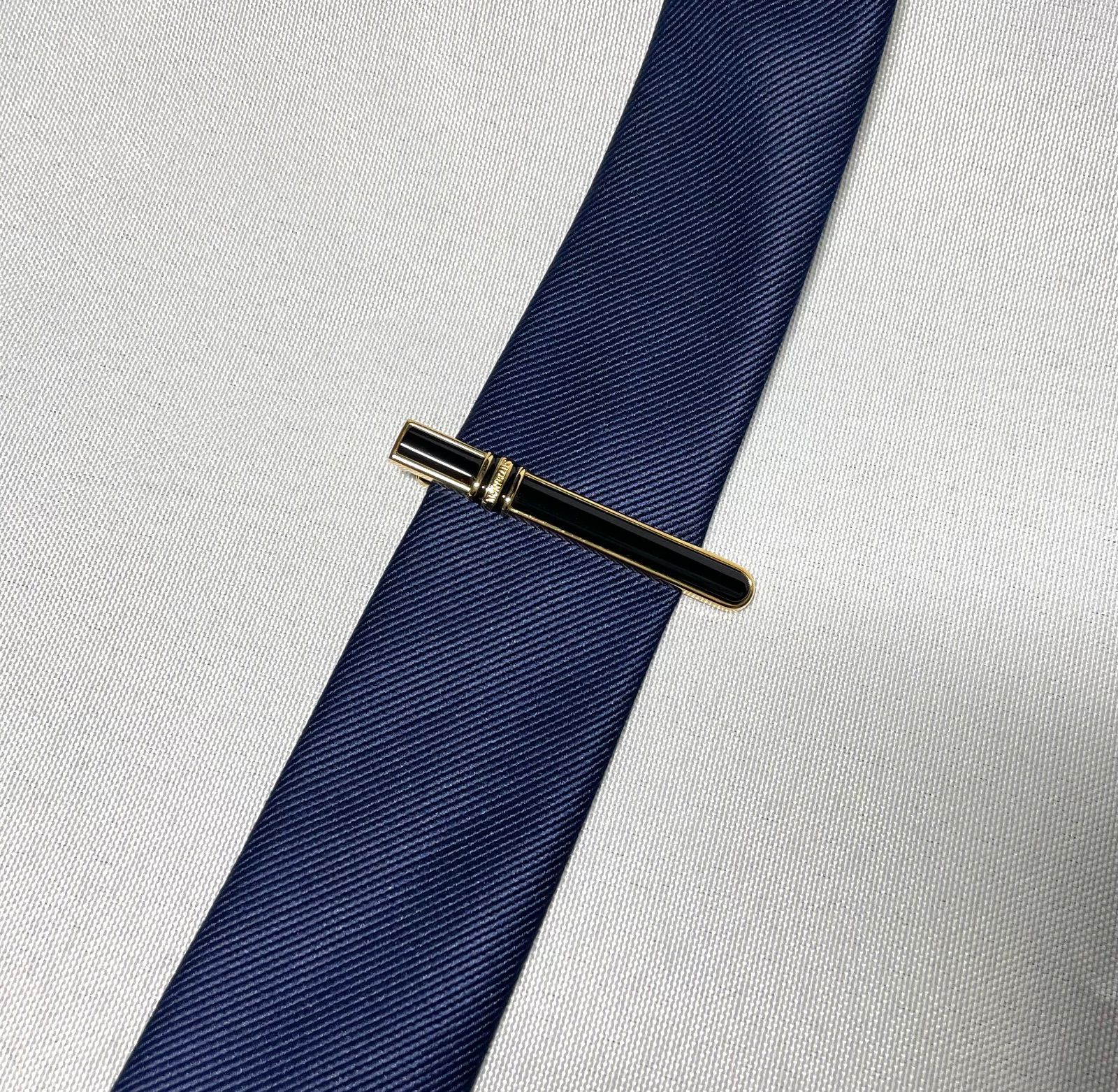 美品 希少 MONTBLANC モンブラン ブラックオニキス装飾&ブランドロゴ