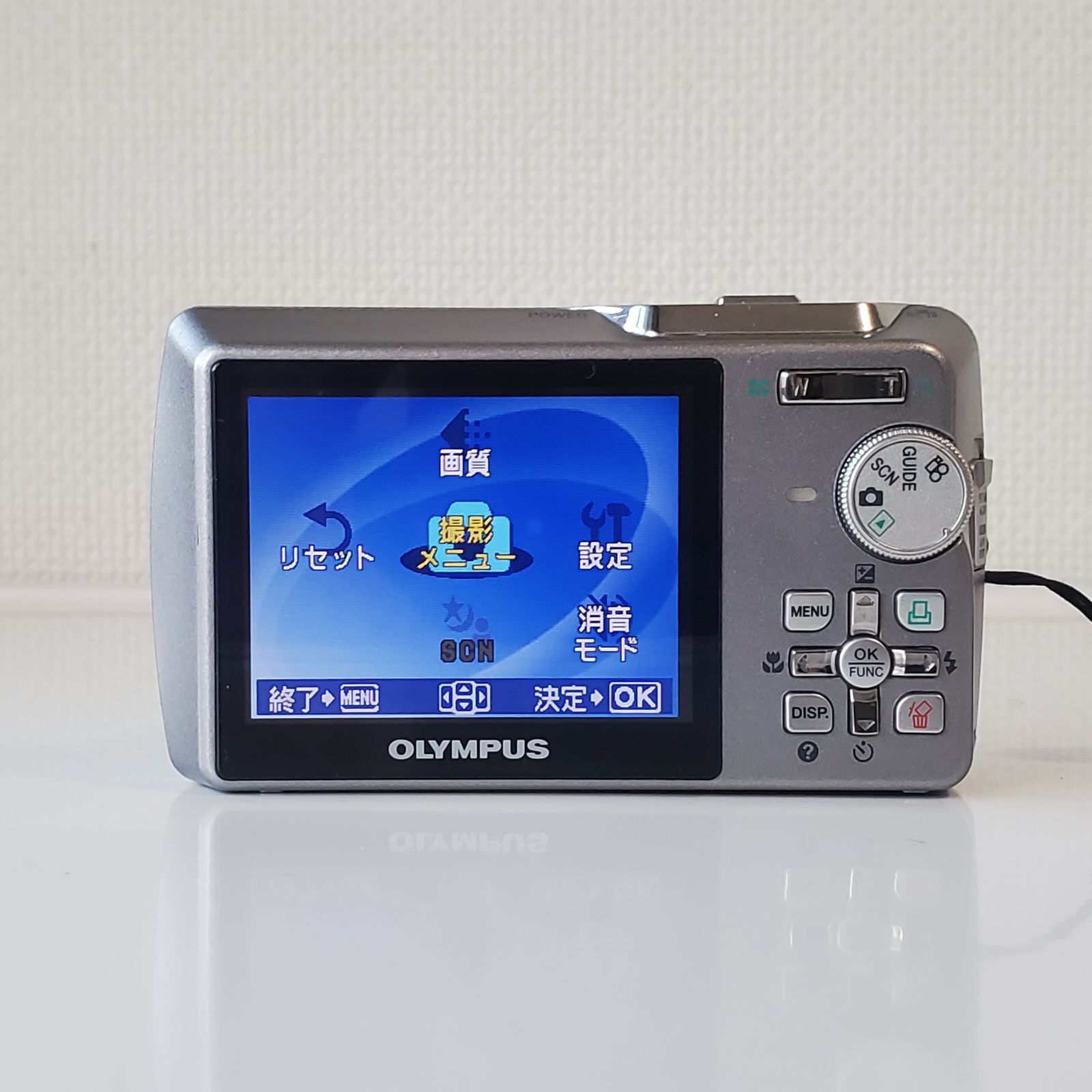 美品 通電・基本動作確認 オリンパス OLYMPUS μ750 mju750 ミュー750 