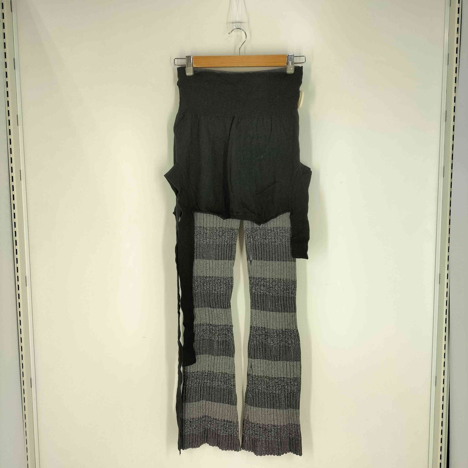 メゾンスペシャル MAISON SPECIAL Cardigan Layered Knit Pants カーディガンレイヤードニットパンツ レディース