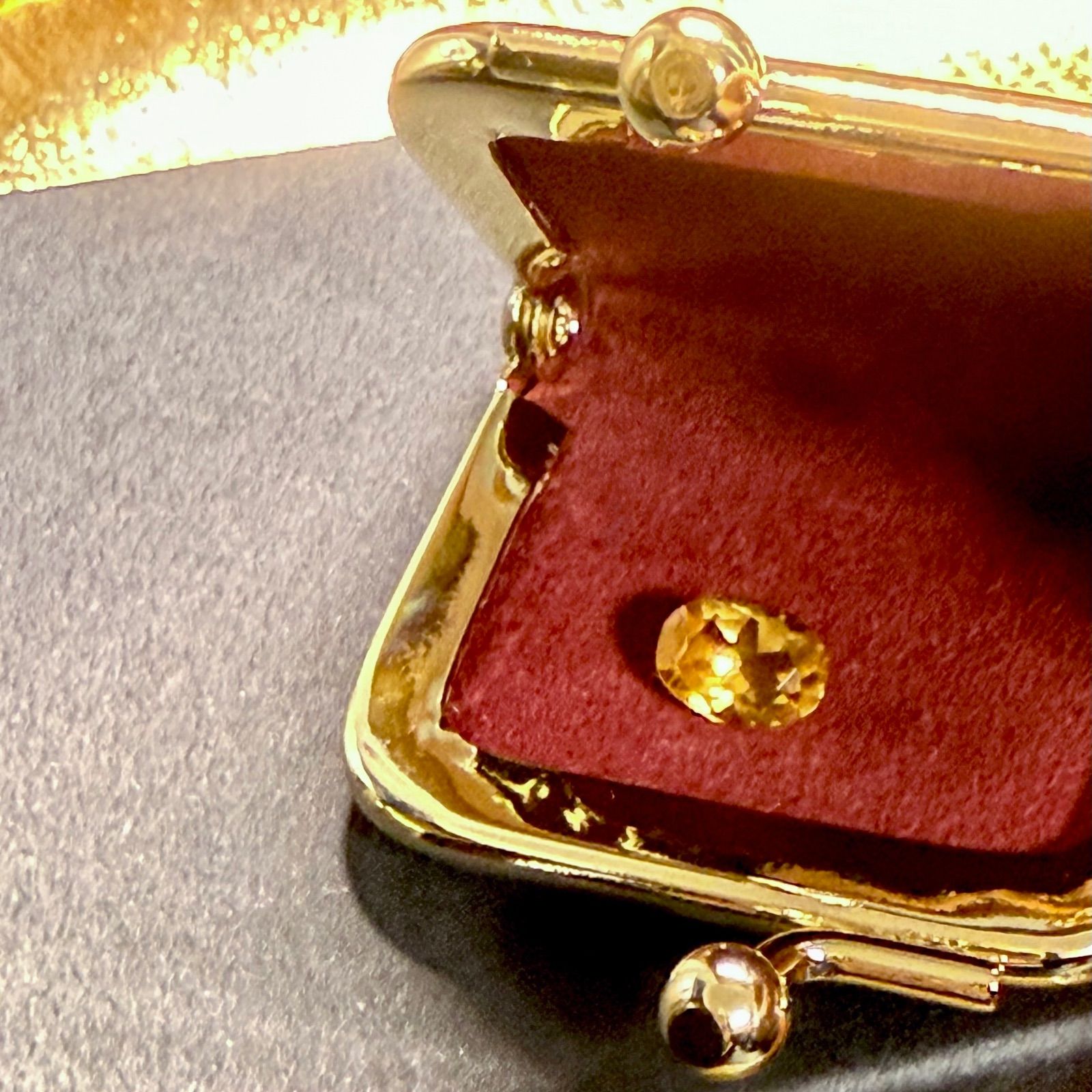 龍神祝福 純金箔革財布