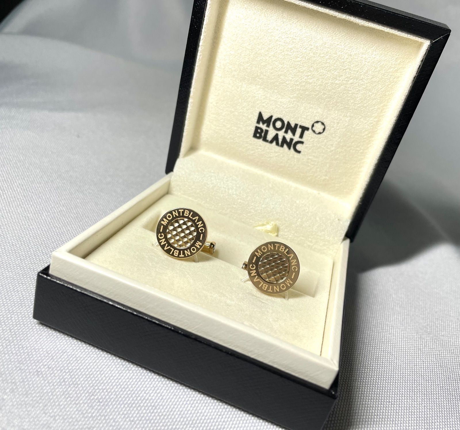 美品 MONTBLANC モンブラン パターンデザイン ブランドロゴ文字