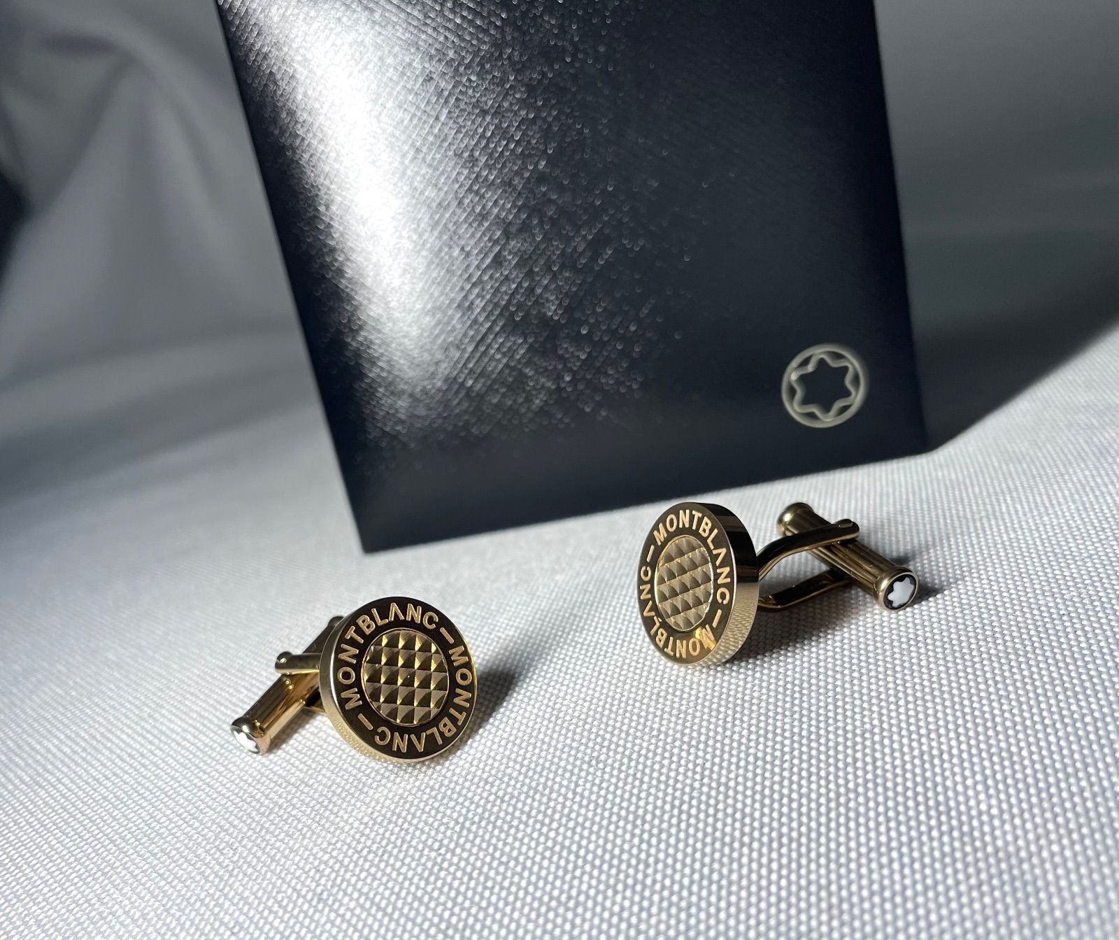 美品 MONTBLANC モンブラン パターンデザイン ブランドロゴ文字