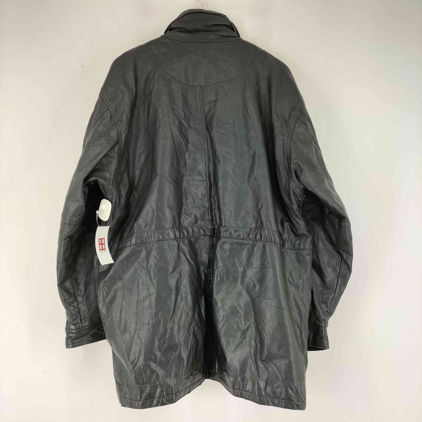 ユーズドフルギ USED古着 WATERSHED レザー ハーフジャケット メンズ