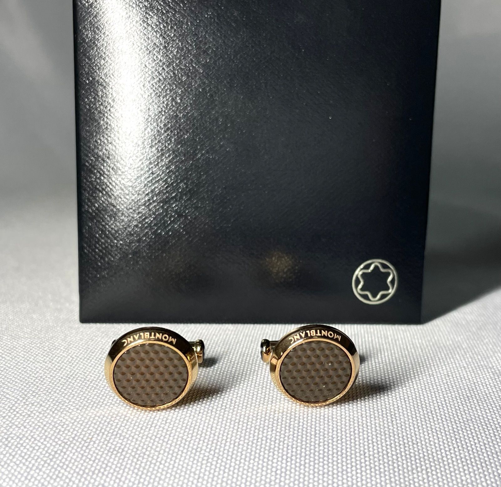 美品 希少 MONTBLANC モンブラン パターンライン ブランドロゴ文字