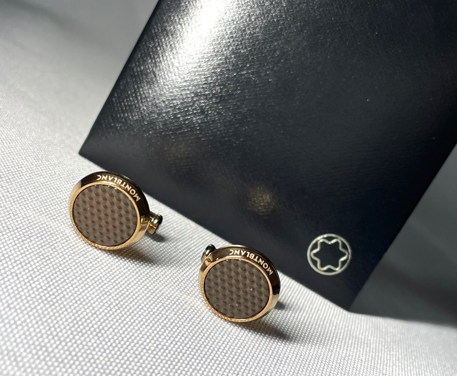 美品 希少 MONTBLANC モンブラン パターンライン ブランドロゴ文字