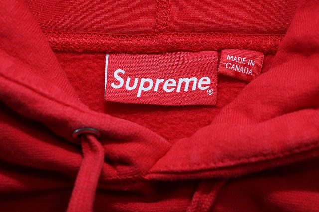 シュプリーム SUPREME 19AW BANDANA BOX LOGO HOODED SWEATSHIRT RED S