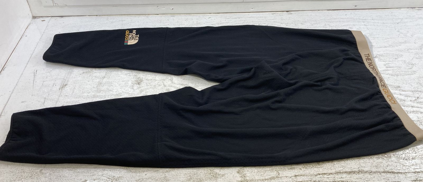 紫波85‐1ｰ0102 Gucci グッチ リブロゴデザイン トレッキング パンツ 663910 XXXL