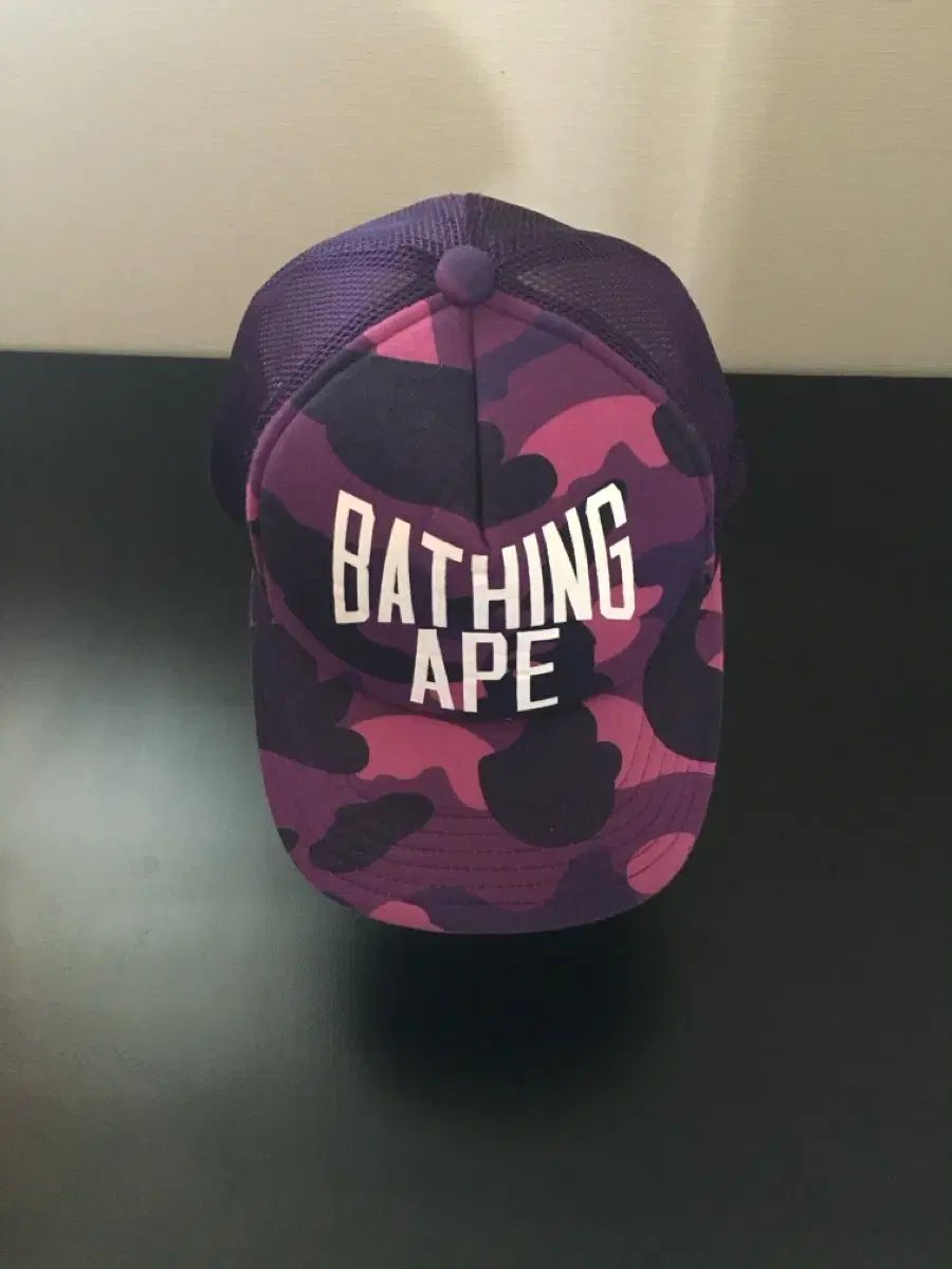 A BATHING APE アベイシングエイプ カラー カモフラ NYC ロゴ メッシュ