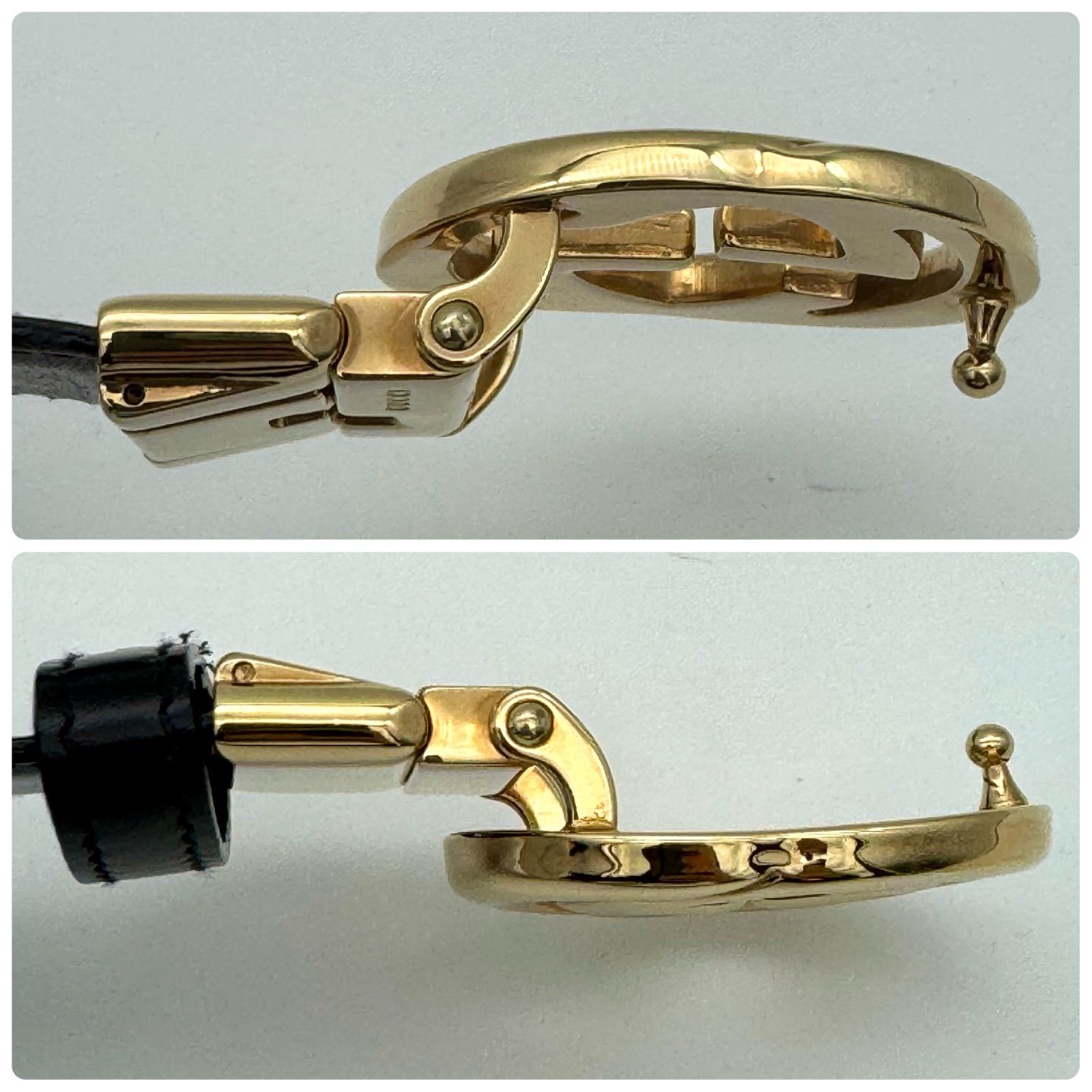 GUCCI グッチ ベルト インターロッキング GG ブラック ブラウン