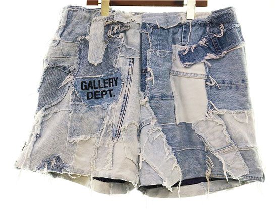 【中古】GALLERY DEPT. PATCHWORK DENIM ZUMA XL ギャラリーデプト パッチワーク デニム ズマ ショート パンツ GALLERY DEPT. PATCHWORK DENIM ZUMA XL ギャラリーデプト パッチ