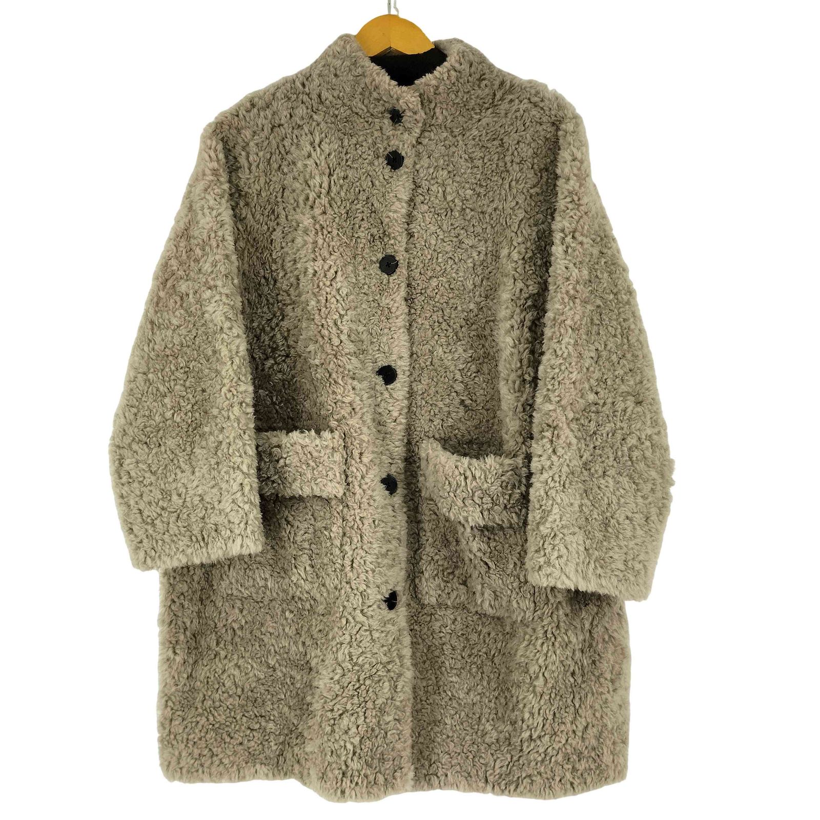 ユーズドフルギ USED古着 ウール シャギーコート レディース 表記無