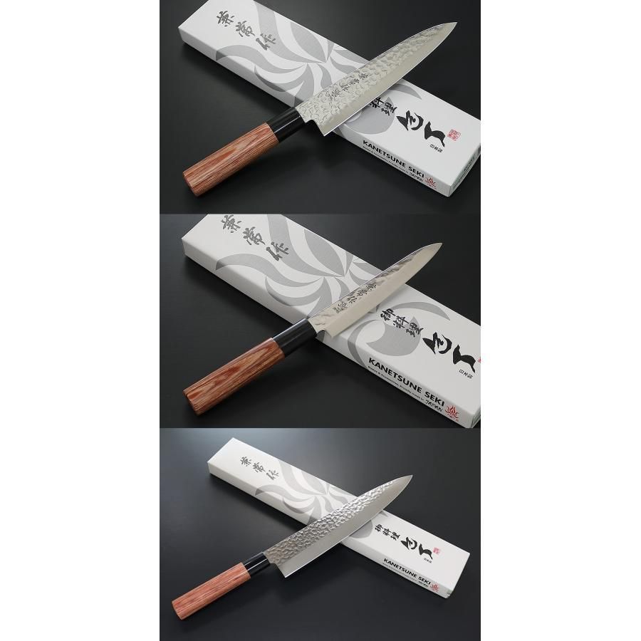 包丁 日本製 KC-951 牛刀 180mm + KC-954 ペティナイフ 120mm + KC-958