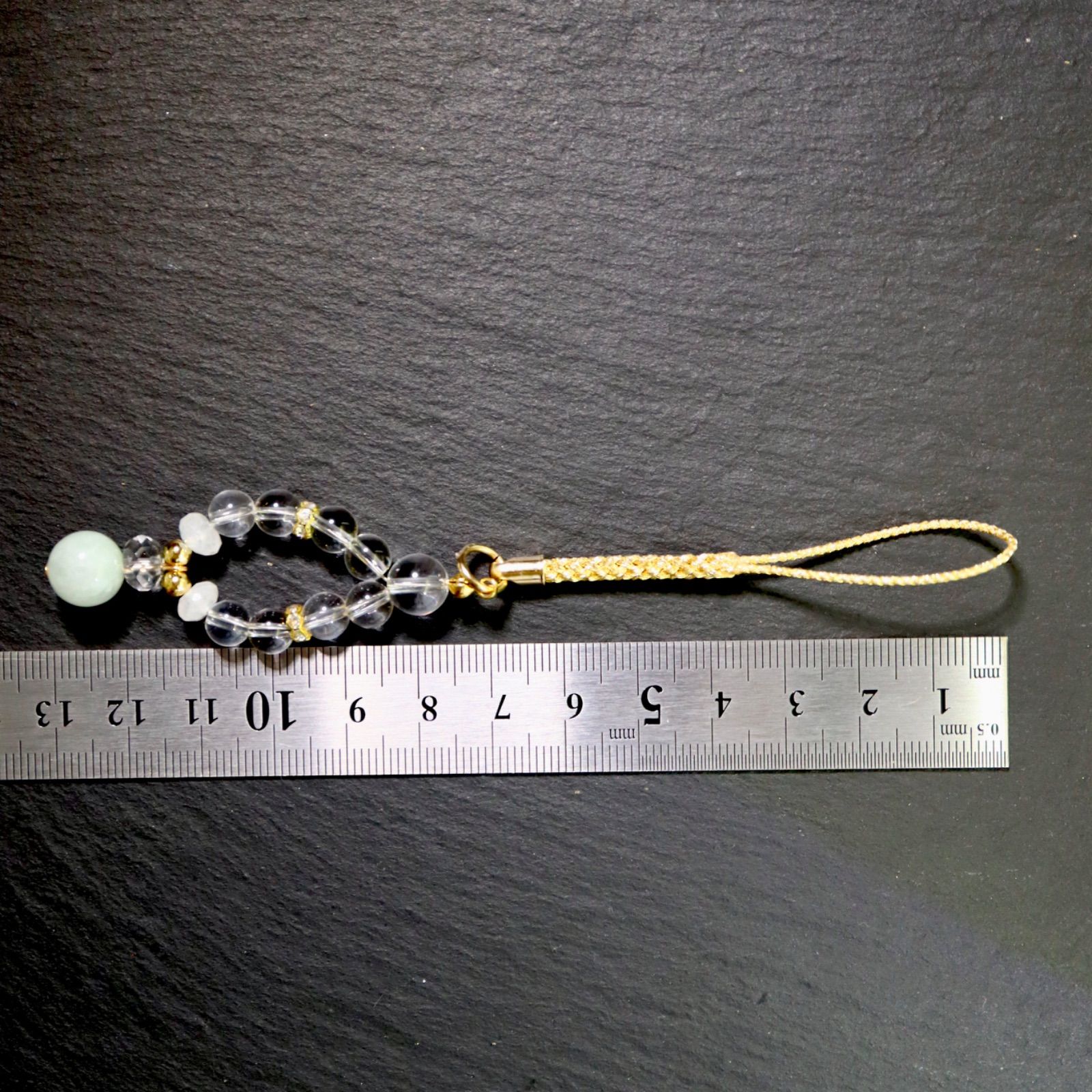 龍神様 御守り天然石 光波動石 ストラップ st032301 - メルカリ