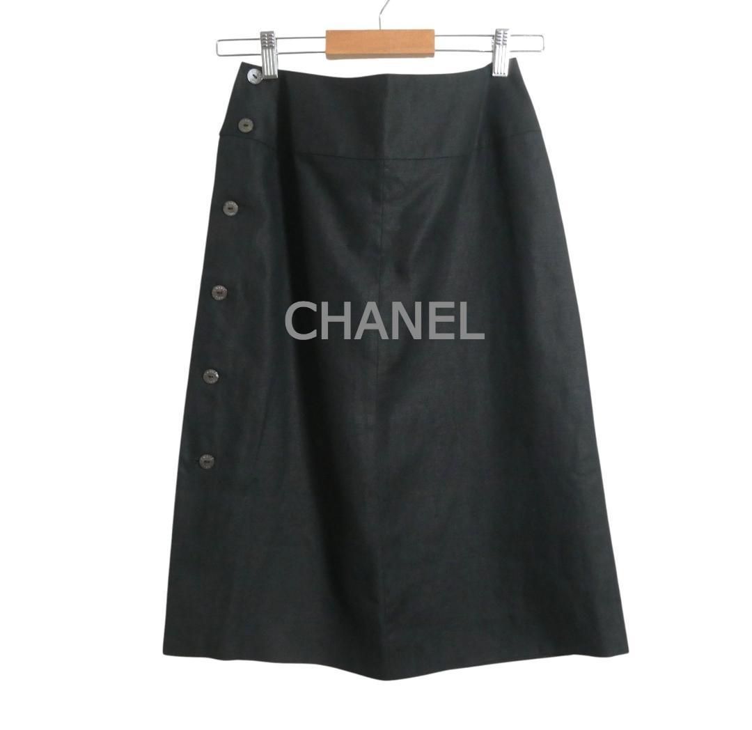 CHANEL ブラック タイトスカート シャネル ブラックタイトスカート