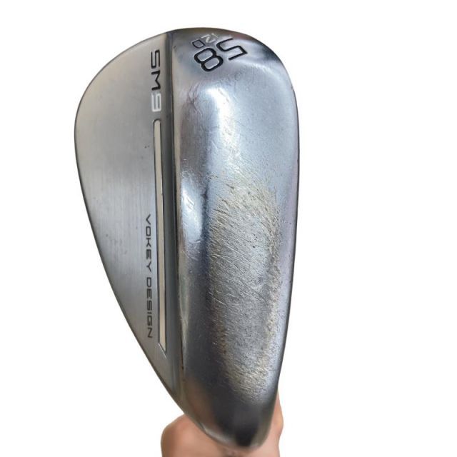 中古】 タイトリスト VOKEY SPIN MILLED SM9 ツアークロム 58°/12°D