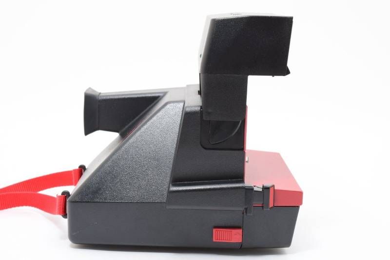  箱あり Polaroid ポラロイド Cool Cam 600 赤 レッド ストラップ付属 インスタントカメラ 3965 13 インスタントカメラ本体 インスタントカメラ