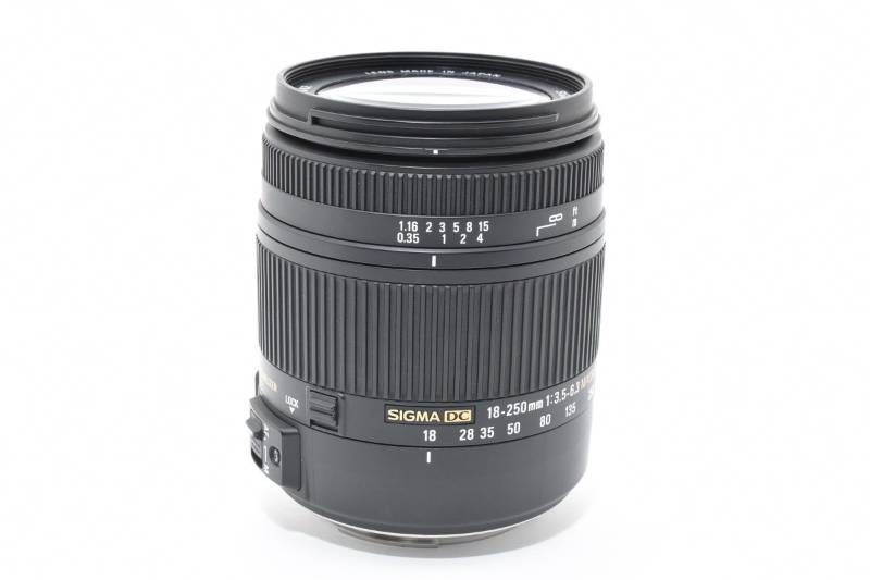 実用光学美品 MFのみ】SIGMA シグマ 18-250mm 3.5-6.3 DC MACRO OS HSM