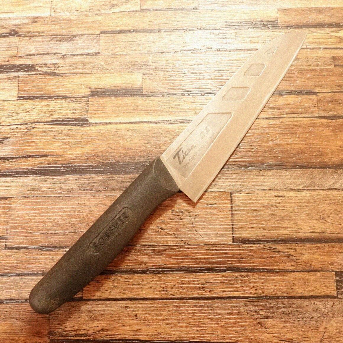 チタン21 三徳包丁 研ぎ済 万能包丁 Titan21 チタン 銀 フォーエバー