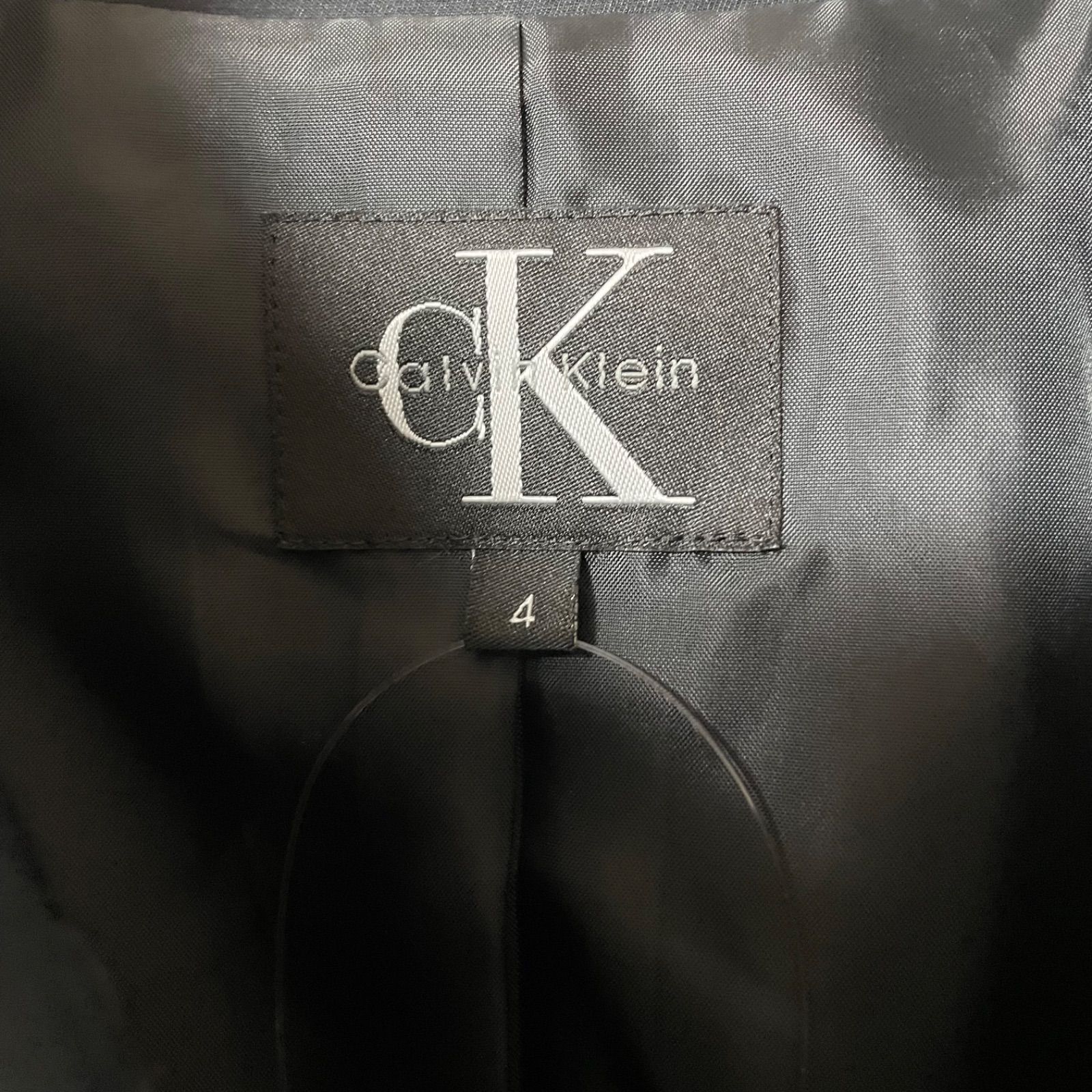 ZK16【美品】Calvin Klein カルバンクライン ステンカラーコート