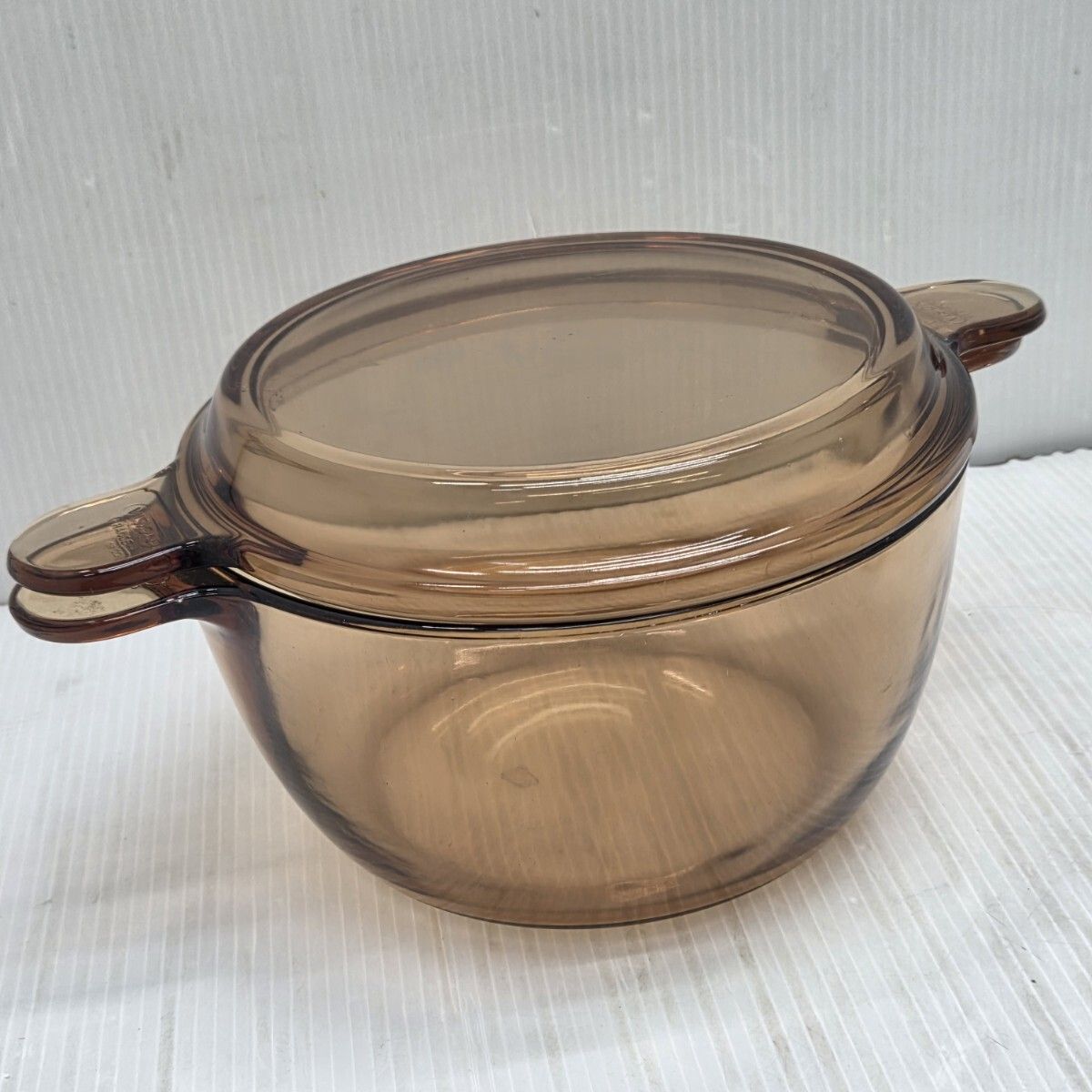 【USED】VISION ビジョン　両手鍋　3種　まとめ　フランス製 VISIONS（ビジョン） 【廃番完売】VISIONS 食材が見えるガラス鍋
