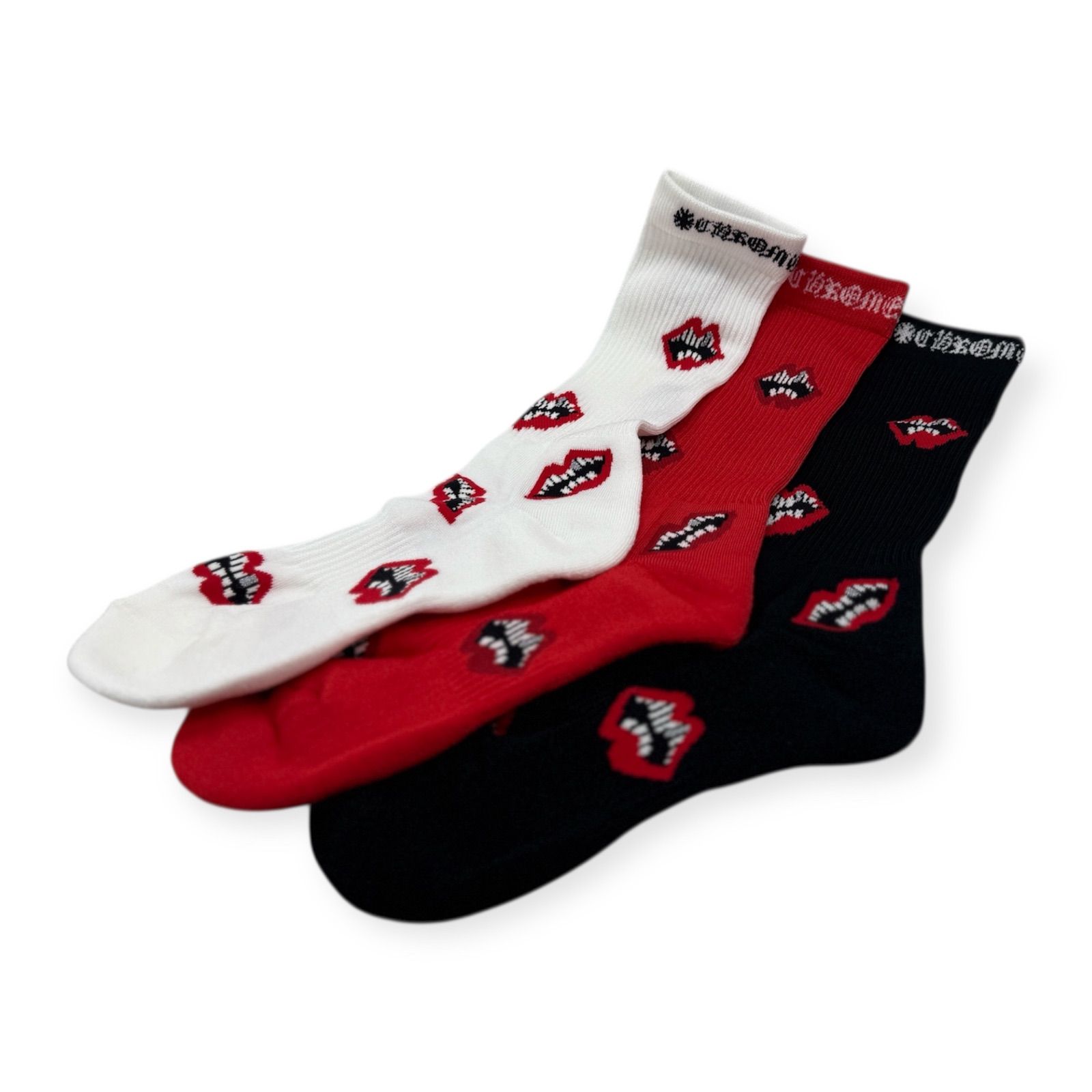 入手困難】 海外限定 CHROME HEARTS クロムハーツ 靴下 3足セット