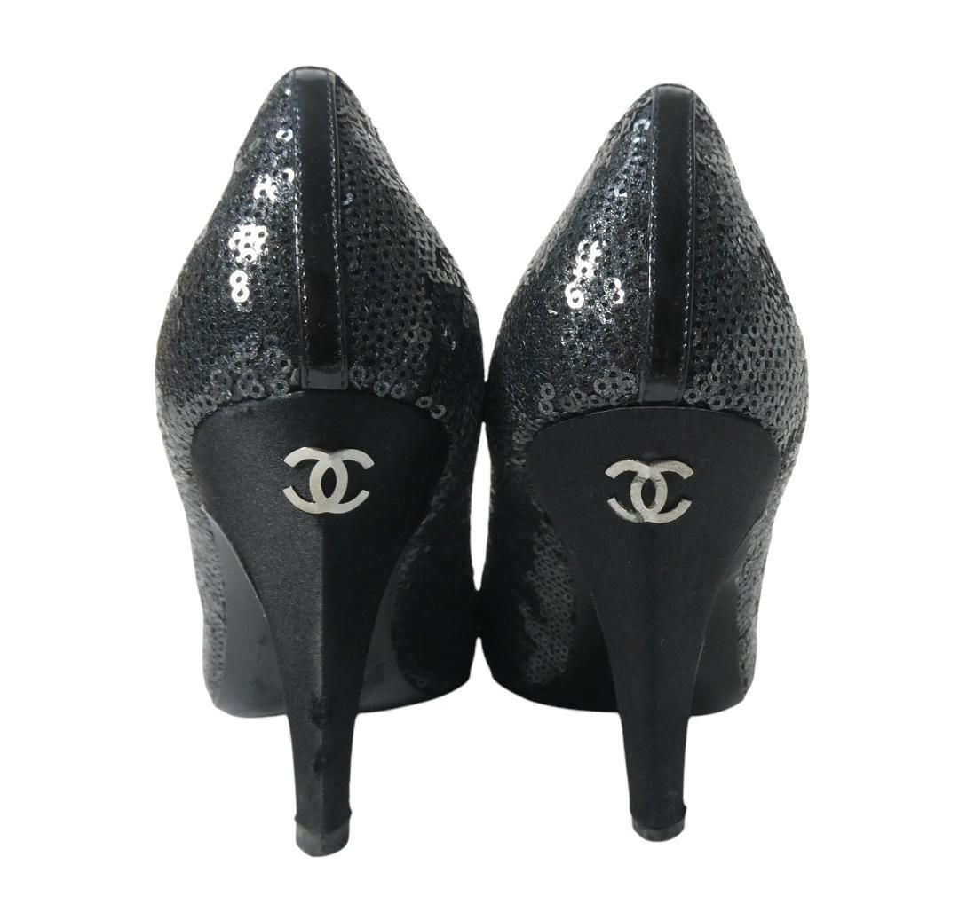 CHANEL シャネル サイズ36C 約23㎝ パンプス ココマーク スパンコール