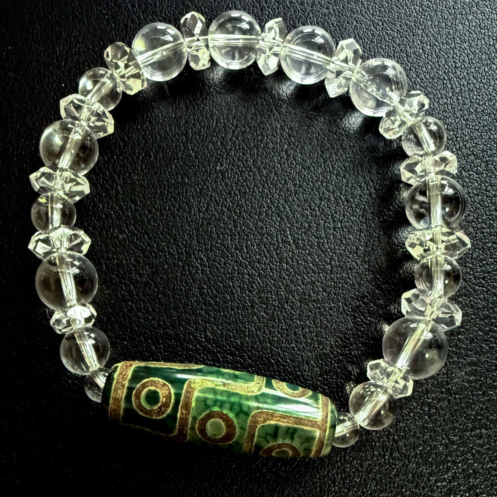 龍神朱金 魂を目覚めへと導く 守護 ブレスレット 光波動 天珠
