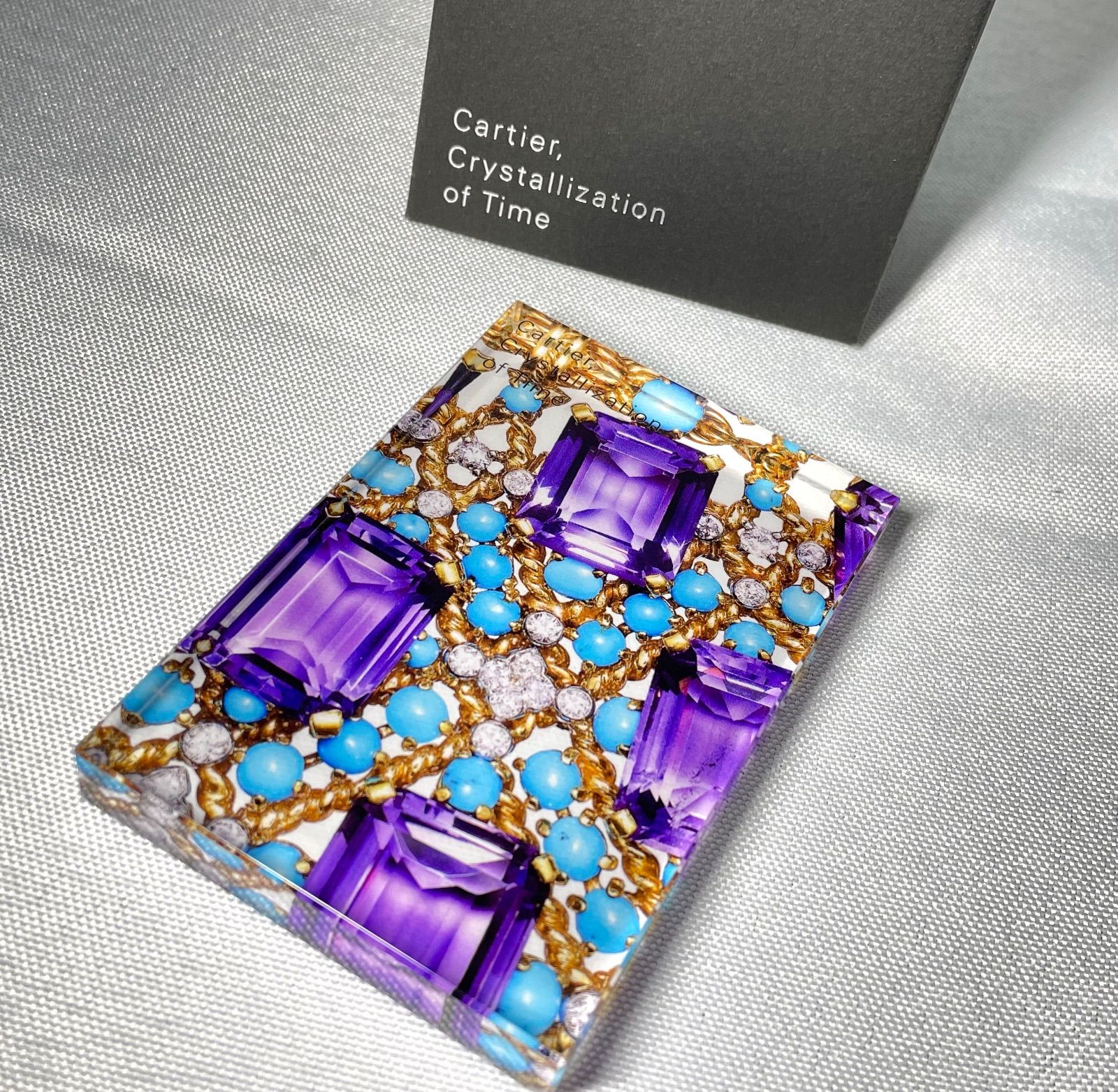  モデル Cartier カルティエ ジュエリーデザイン クリスタルペーパーウェイト オブジェ インテリア ギフトやプレゼントにも 置物植物 置物 インテリア小物