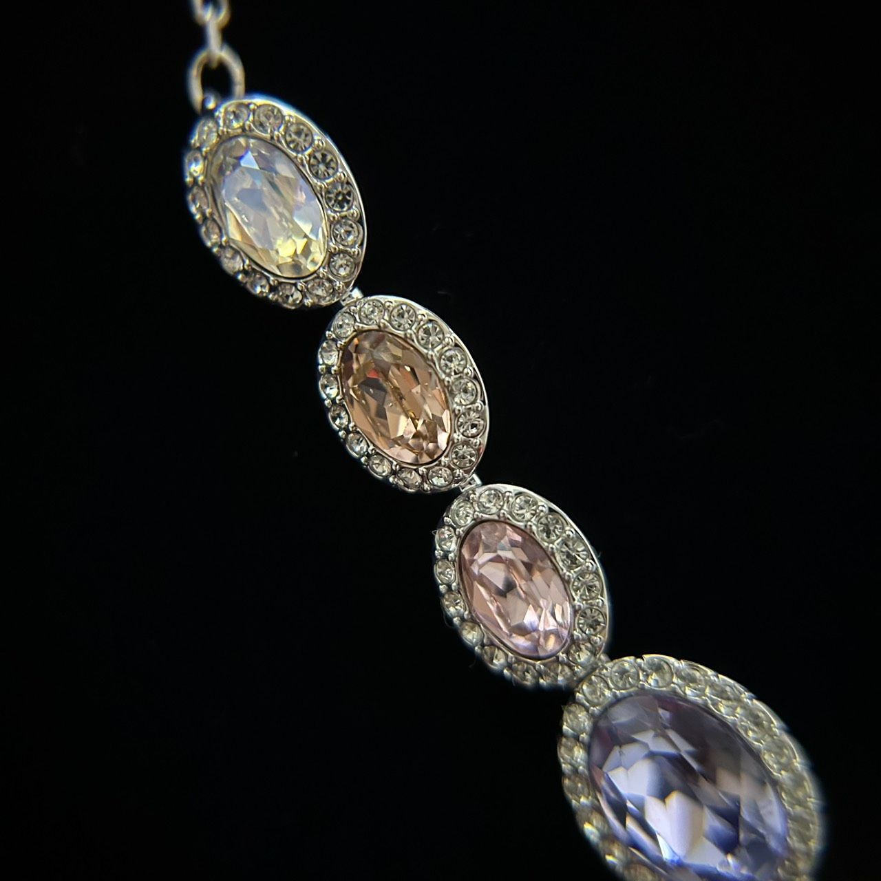 極美品】SWAROVSKI Caption キャプション オーバル ネックレス 