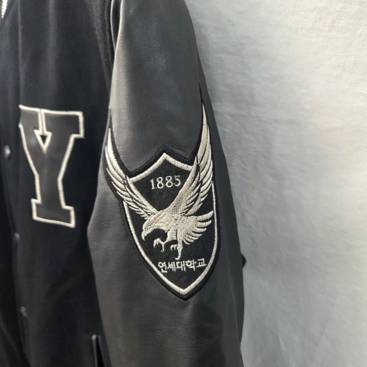 延世大学 スタジャン 연세대 학잠 과잠 acoo様専用【新品】韓国延世大学 スタジャン Lサイズ（着画あり