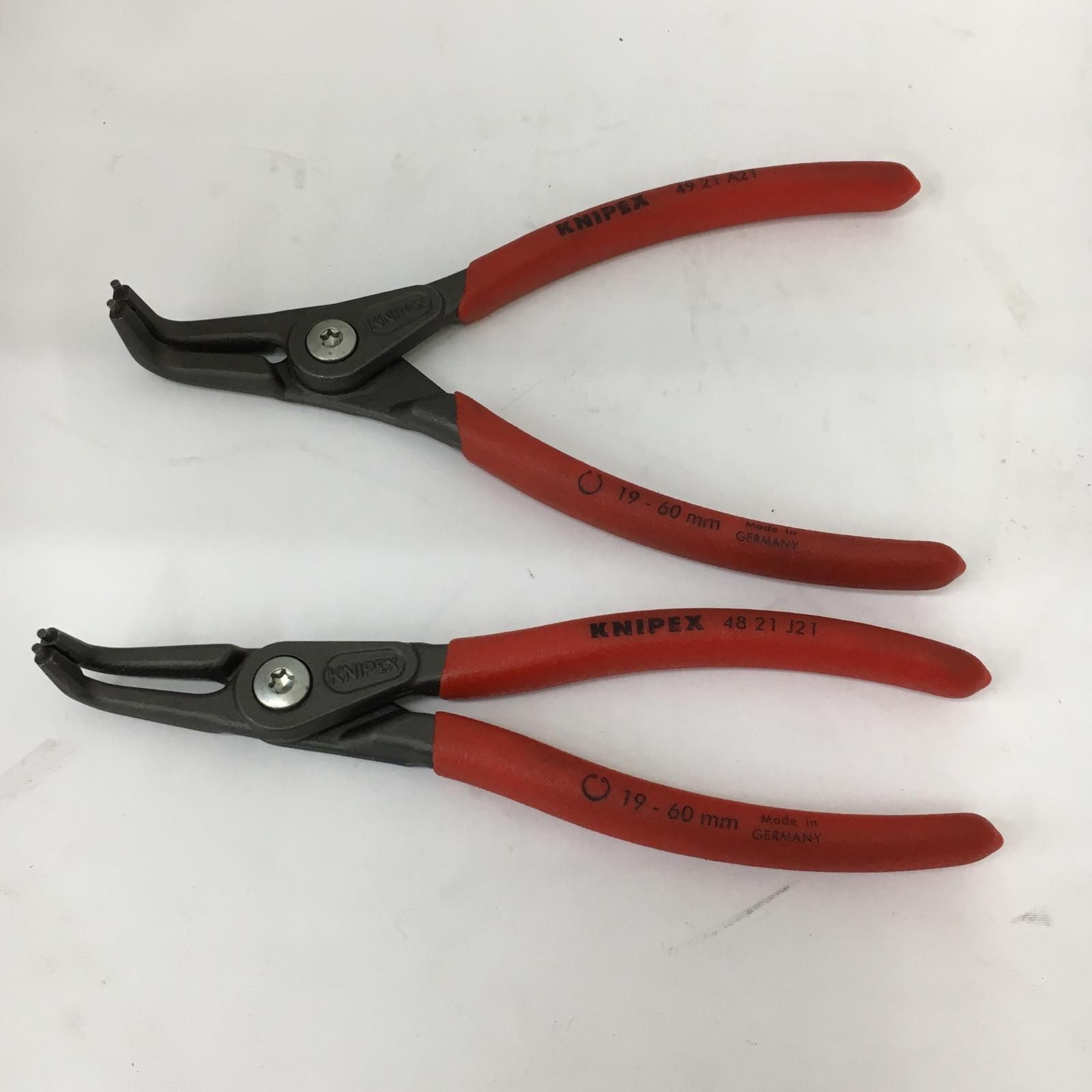 △△KNIPEX クニペックス スナップリングプライヤーセット 4本組 穴用+ 