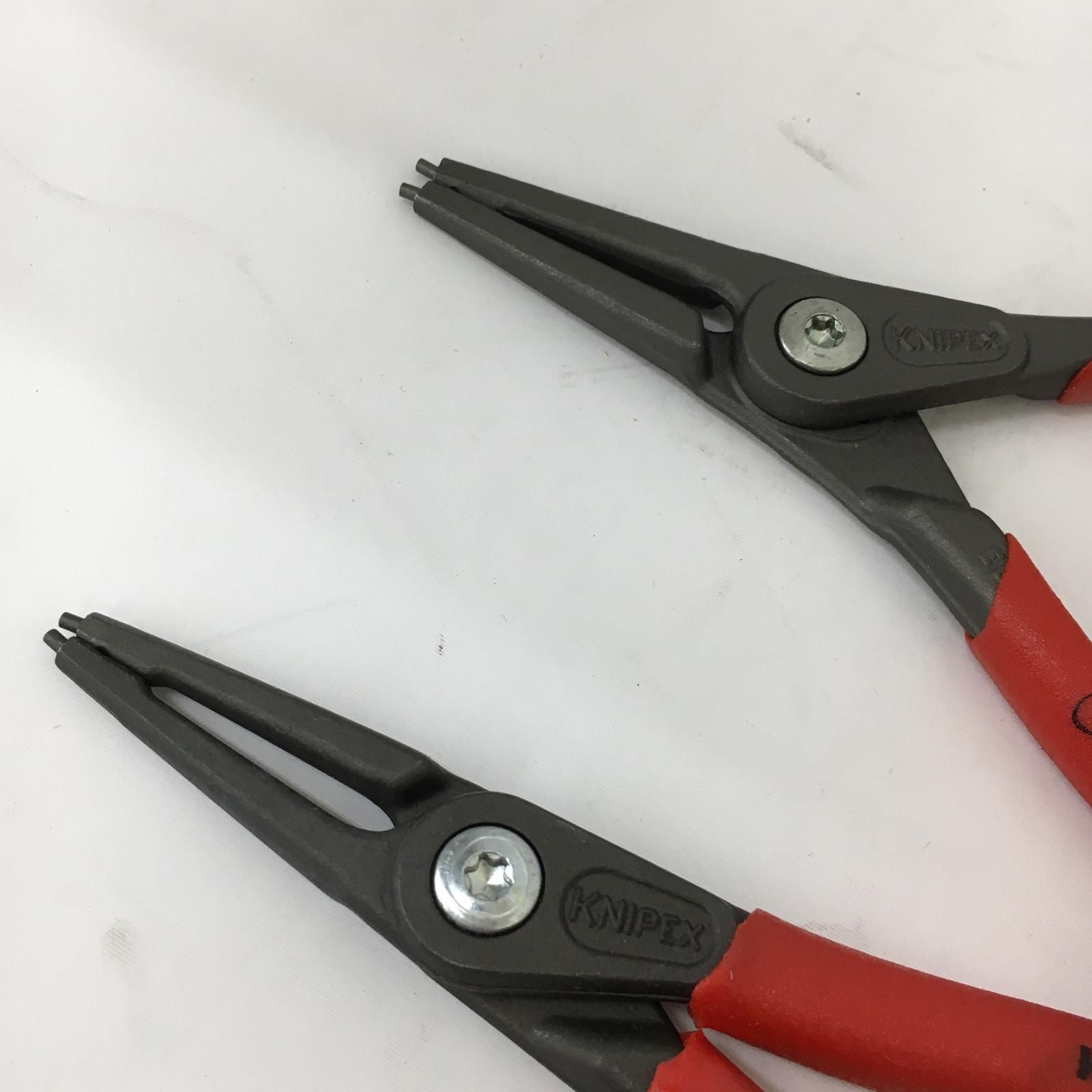 △△KNIPEX クニペックス スナップリングプライヤーセット 4本組 穴用+ 