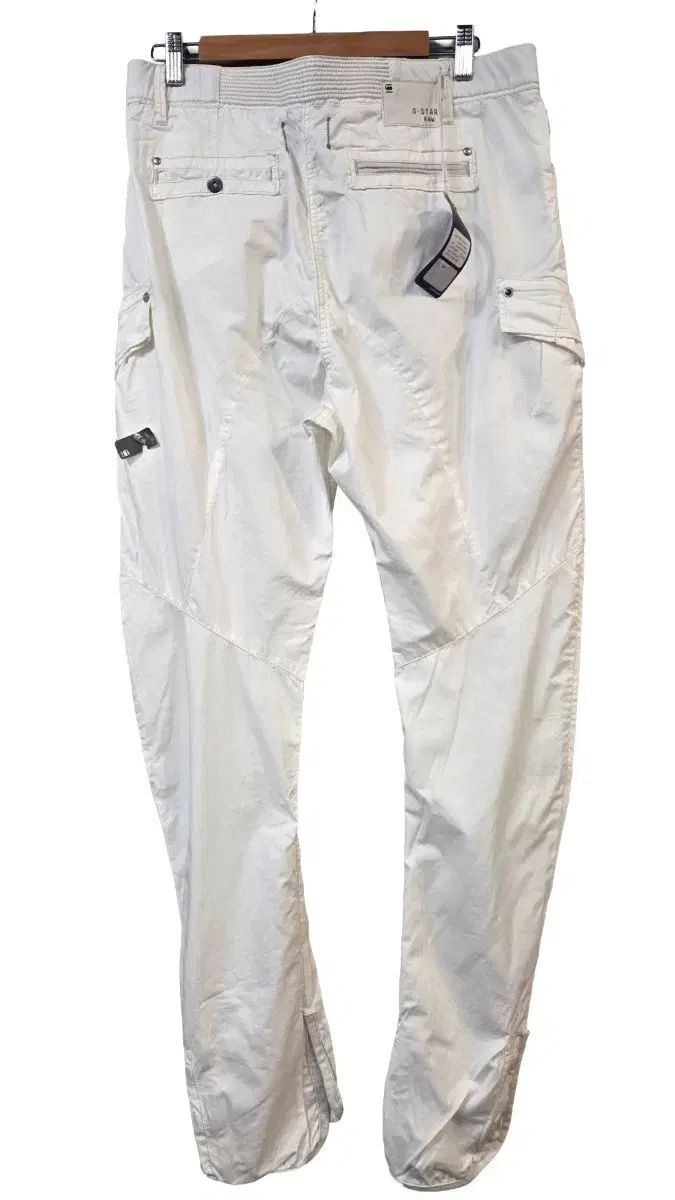 G STAR RAW 白 カーゴ ズボン ベルト 含む W 26 L 32