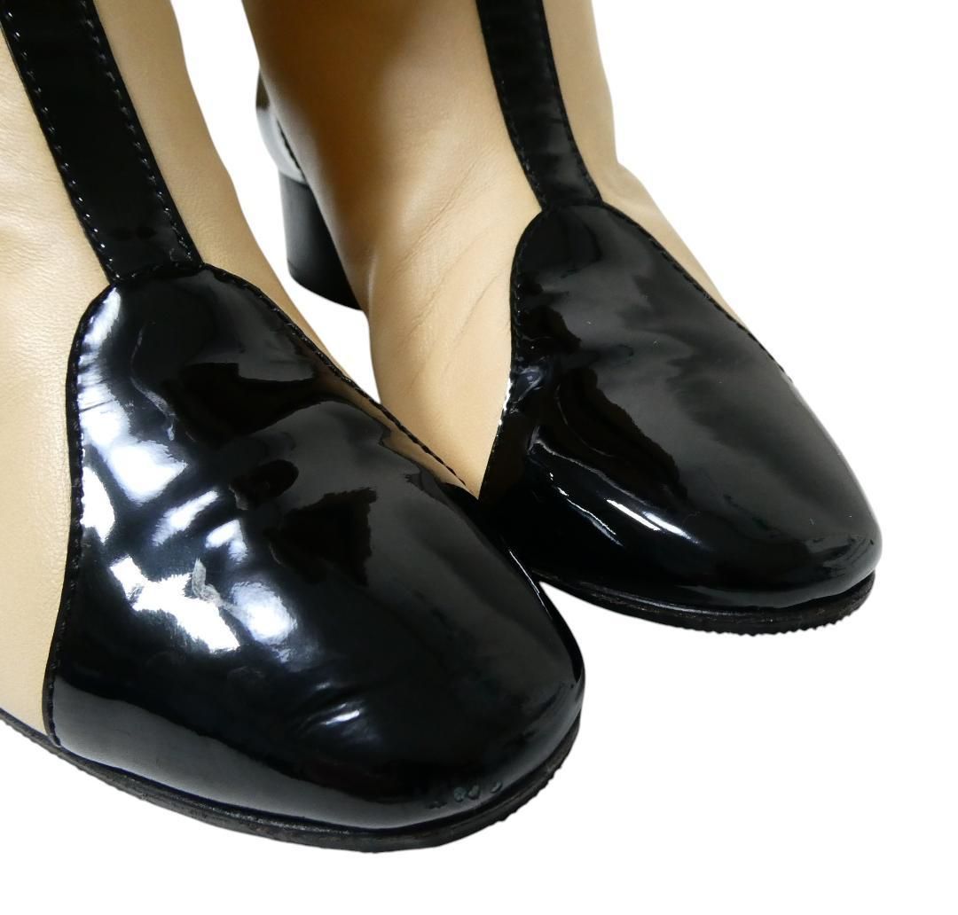 美品 CHANEL シャネル サイズ37 約24㎝ ロングブーツ ジョッキーブーツ