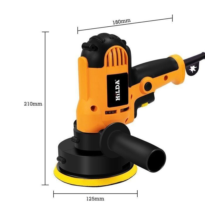 電動ポリッシャー 即 OK 研磨パッド付 無段変速 サンダポリシャー 六級変速 車磨き 研磨パッド付き ワックス作業 塗装面用 洗車用品 xzzhang 443