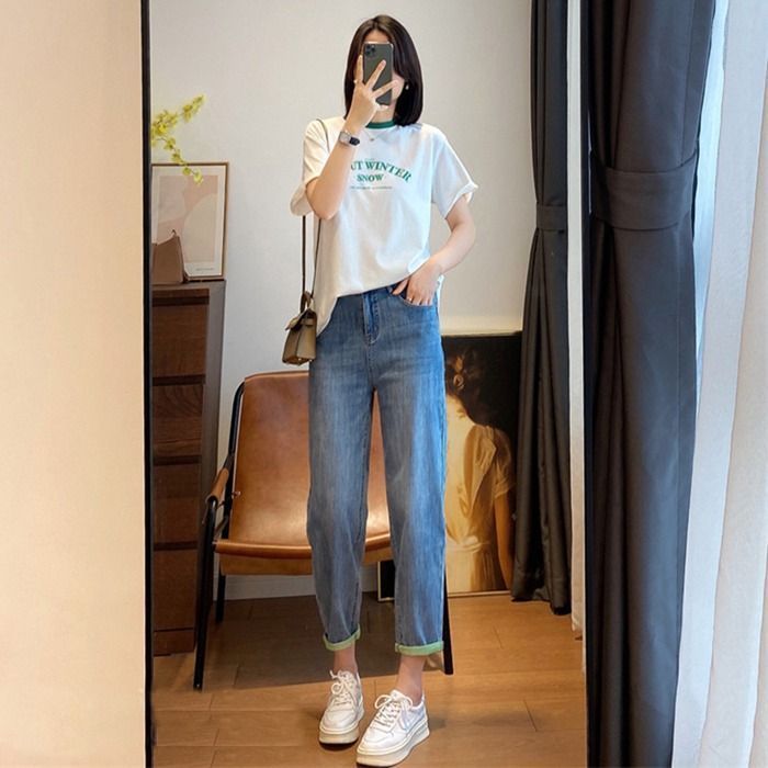 ジーパン切り替え ロールアップ