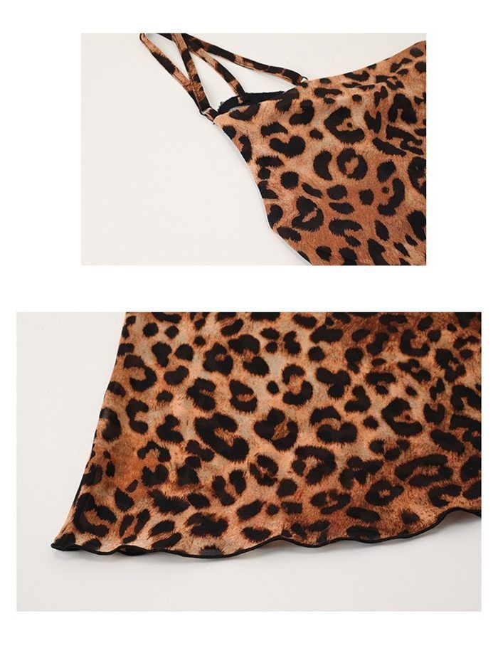  セクシーランジェリー ヒョウ柄 子供ドール パジャマ ワンピース 寝巻き シースルー 透けレース プレゼント ランジェリー xzzhang 427 ブラジャー ブラジャー ナイトブラ