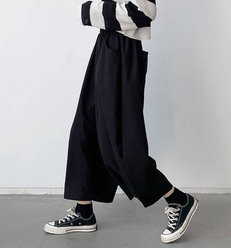  ボールパンツ ワイドパンツ 九分丈 レディース 大きいサイズ カジュアル ナチュラル サーカスパンツ バルーンパンツ ゆったり ウエストゴム 体型カバー ボトムス nvrenhua 12 ワイドパンツ イージーパンツ パンツ