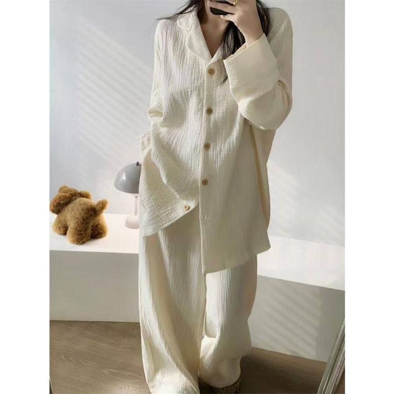 パジャマ レディース 即 OK 長袖 長ズボン セット l ルームウェア セットアップ 上下セット 部屋着 寝間着 ゆったり 春 夏 秋 冬hyxz 76