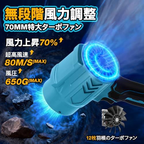 人気，豊富な】 6段ロック風速 ブロワー 洗車 ノズル付きエアダスター ブロワー 強力 大容量 ブロワー 洗車 【1980g超強推力/109m/s  風速最強ブロワー】 ドローン用モーター採用 6000mAh大容量バッテリー マキタ ブロワー 洗車 【1980g超強推力/243MPH大風速最強ブロワー  ... 工業用強度ハンドヘルドブロワー 130K 回転速度モーター人間工学に基づいたデザイン、ワークショップの破片除去ファン用