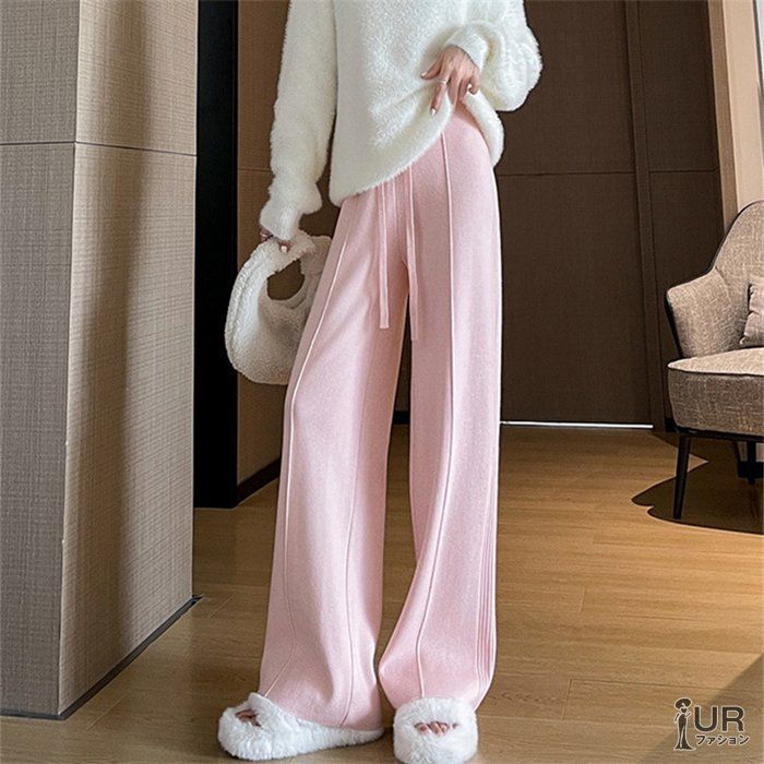 ニット ロングパンツ